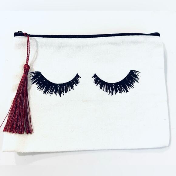 Eyelashes Makeup Bag with Tassel - Picture 1 of 1